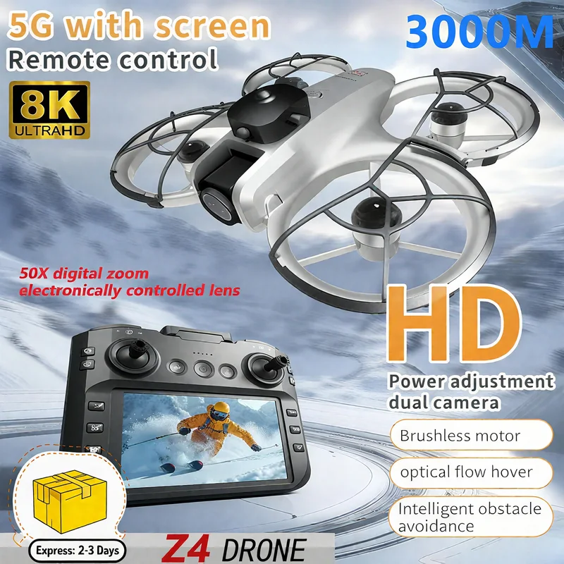 Drone Surveying - New MINI Z4 Drone 4K Professional