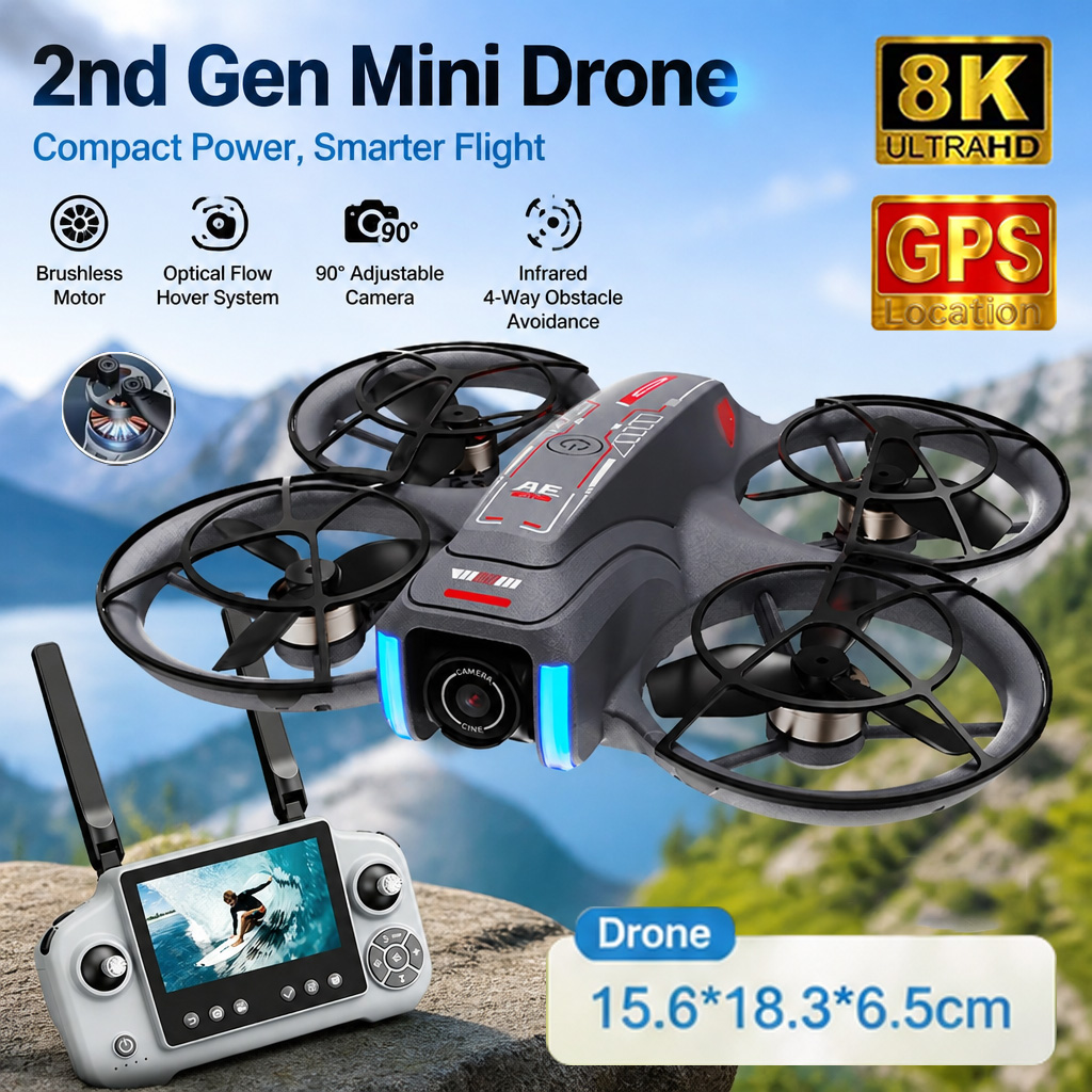 AE21 Mini Drone Toy 8K HD Dual - огляд і ціна Drone Surveying