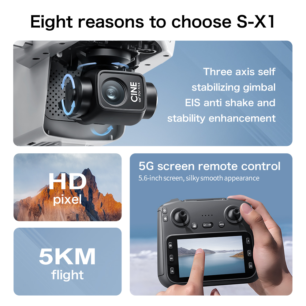 Top Deal S-X1 MAX GPS Drone 3  - огляд і ціна Drone Surveying